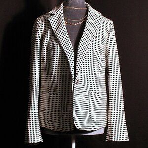 Vintage Talbots Black and White Jacket